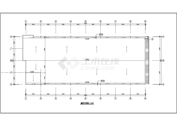 比较详细精美的库房建筑施工图（共9张）-图二