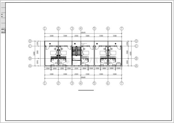 某地大型植物炼油厂建筑设计图（共12张）-图二