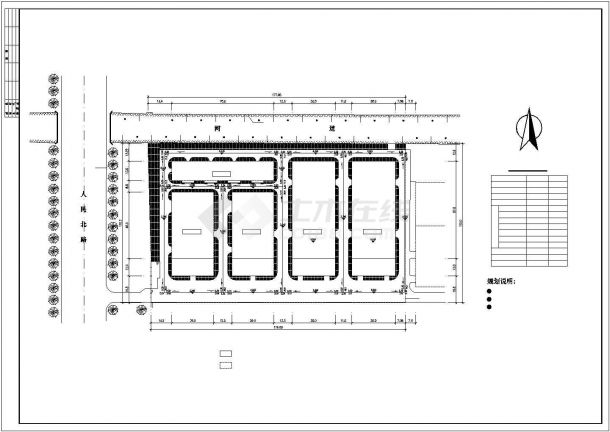 比较详细实用的厂区车间建筑施工图-图二