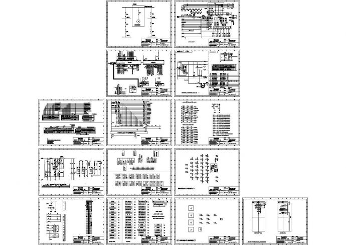 电厂柴油发电机竣工CAD图纸_图1
