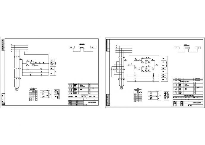 电动阀及电机手自动控制CAD图_图1