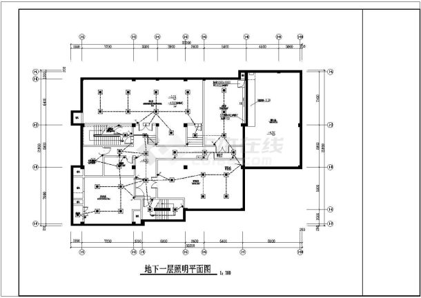 一套完整的高尔夫会所电气设计图纸-图二