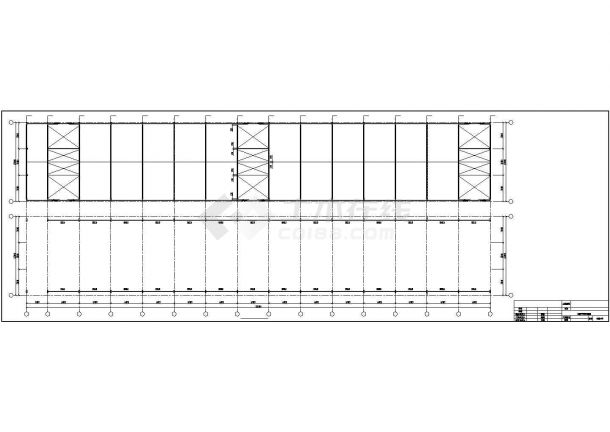 某地大型轻钢生产车间结构建筑施工图（共21张）-图二