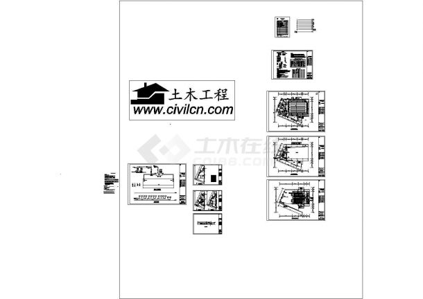 [杭州]某中学整套暖通设计cad平面施工图，共三张-图一