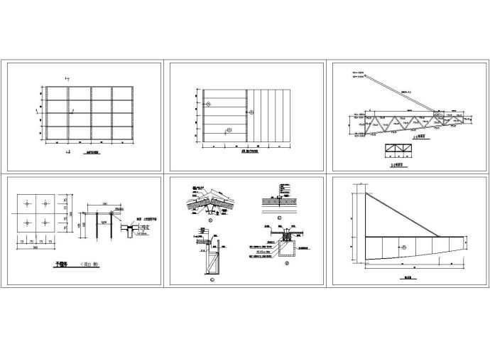 全套雨蓬钢结构图纸_图1