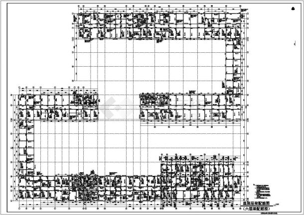 辽滨沿海经济区框剪结构综合写字楼结构施工图-图二