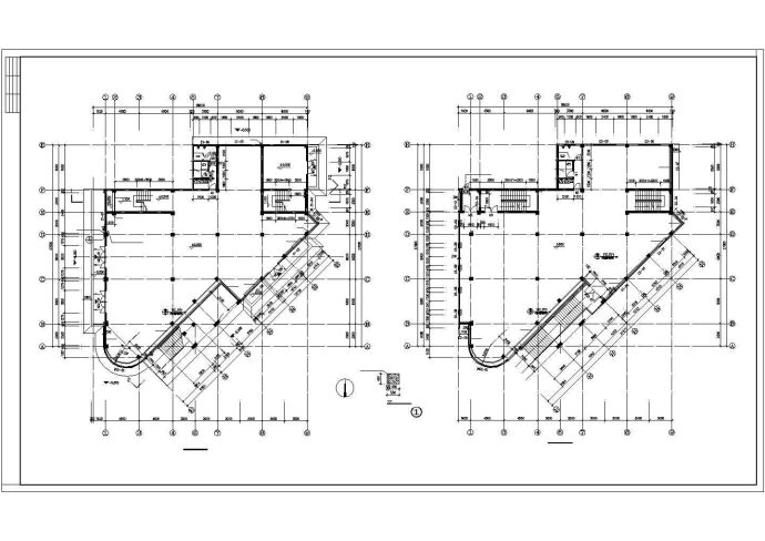 某住宅小区主楼设计施工图纸（共5张）_图1