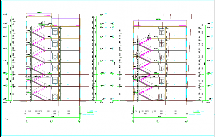 某地建筑项目办公楼建筑CAD图纸_图1