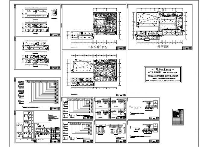 制药车间消防施工CAD图纸_图1