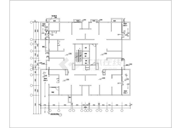 某地区的小区停车场的弱电系统施工图-图二