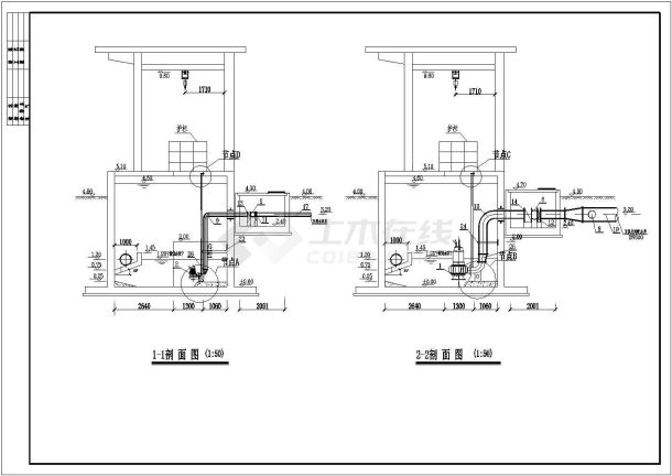 污水处理厂污泥泵站工程施工图设计-图二