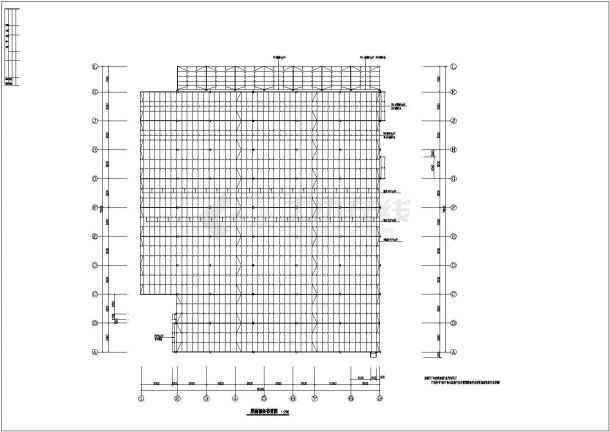 某地单层钢结构节点详图图纸全套带总说明-图二