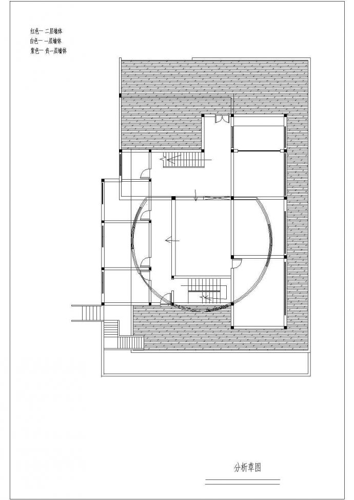 某区域别墅建筑施工图（共12张）_图1