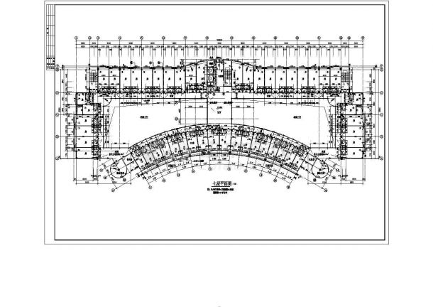 某商业综合楼建筑施工图（标注详细）-图二