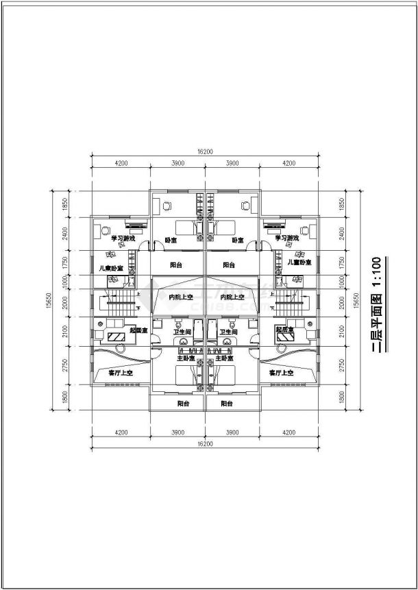 某地大型规划设计学院建筑施工图纸-图二