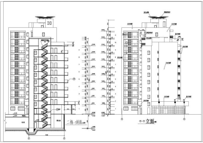 比较详细的高层小区住宅建筑施工图纸_图1