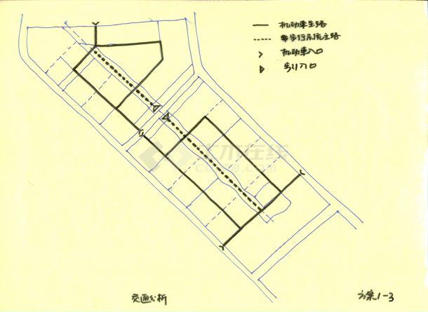 某地别墅区建筑方案效果图共十一套-图一