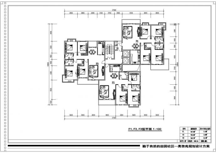 比较经典的小区户型住宅建筑图纸（全集）_图1