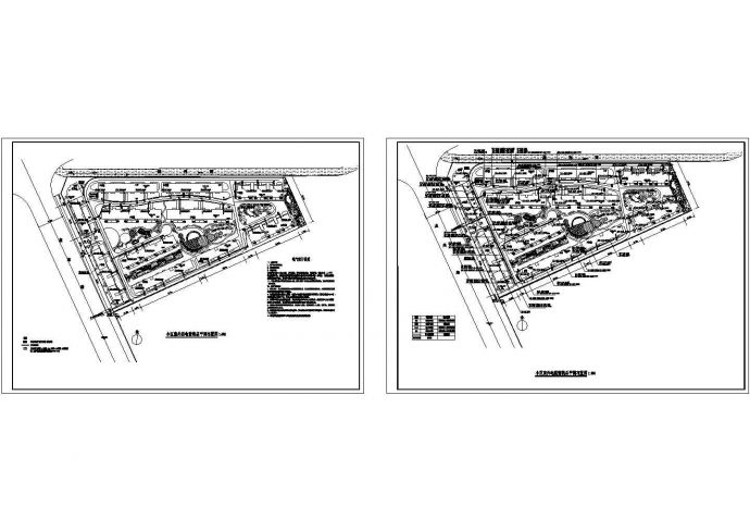 某小区室外电气管线设计施工布置图_图1