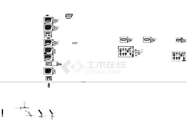 鹏翔岗石有限公司B栋扩建厂房结构CAD施工图-图一