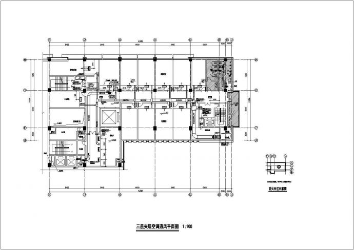 某市五层综合楼空调通风设计施工图_图1