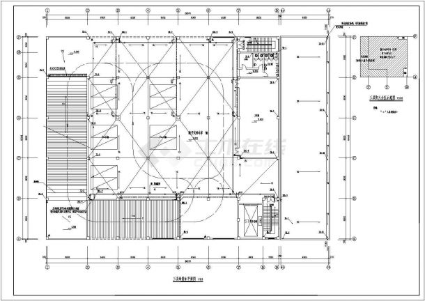 某三层砖混结构汽车4S店给排水消防工程施工图-图二