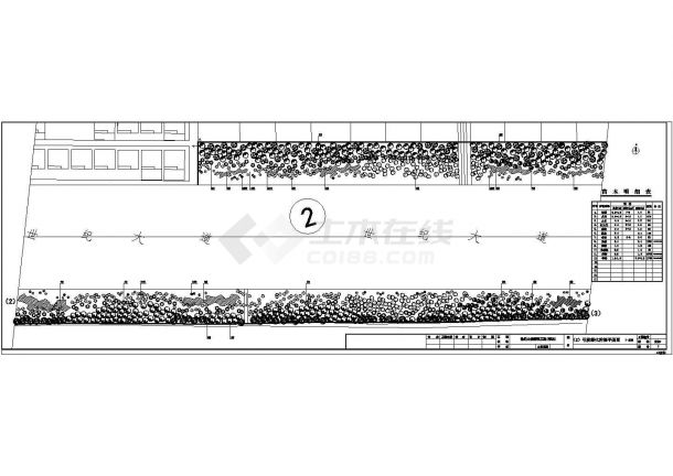 某地大型道路绿化带植物种植园林设计图（共18张）-图二