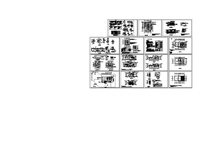 某二层380平米框架结构市公厕及垃圾站建筑施工图纸（含效果图）_图1