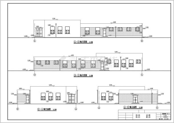 某列检所二层办公楼及附属用房建筑设计施工图-图二