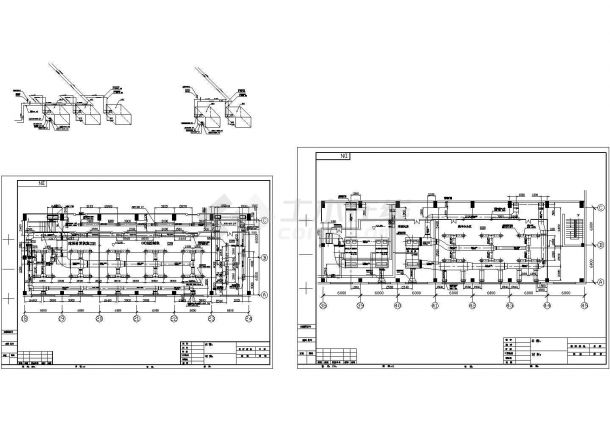 DCS控制机房空调系统设计cad图纸-图一