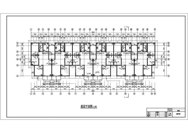 某地小型实用的六层住宅楼建筑施工图-图一