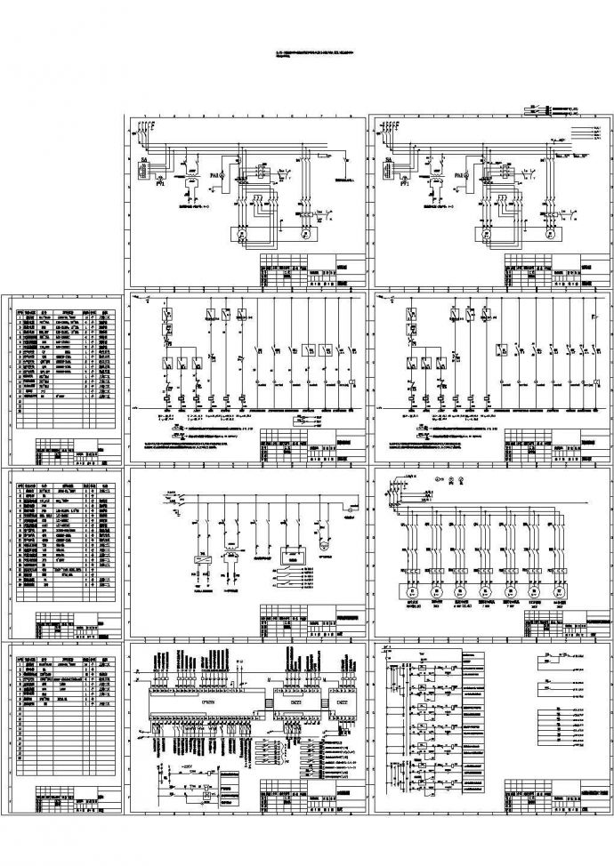 制冷系统电气控制CAD图_图1
