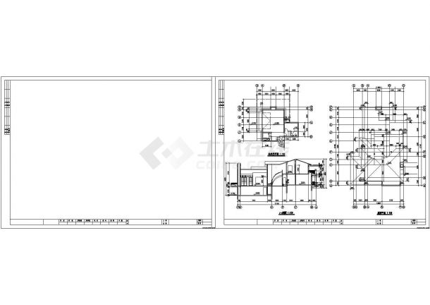 某地小型简单实用的二层独栋别墅建筑方案图-图二