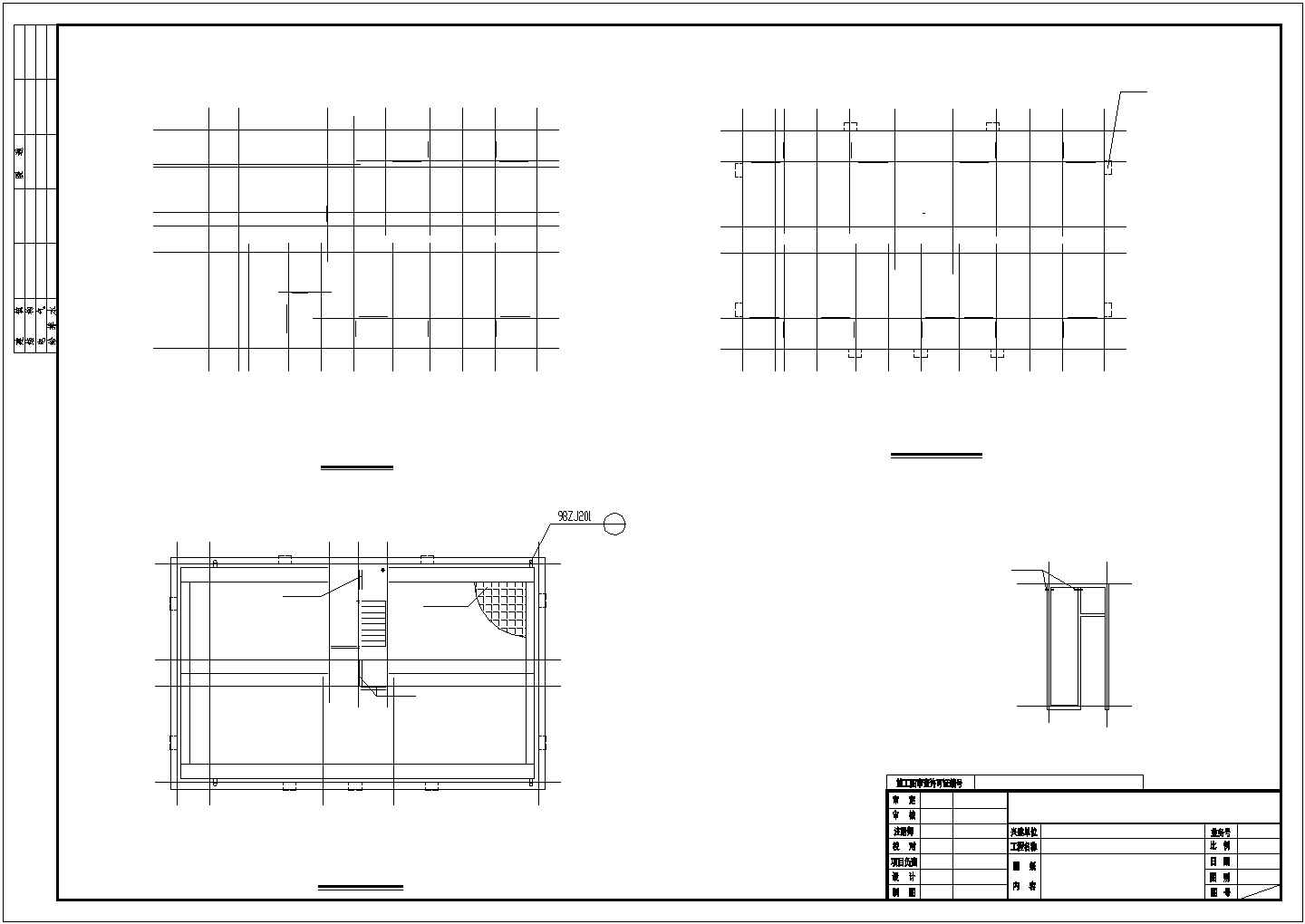 比较简单的六层商住楼建筑施工图（共3张）