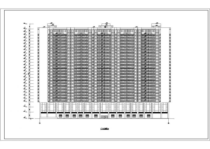 深圳某地27层框架剪力墙结构住宅建筑设计施工图纸_图1