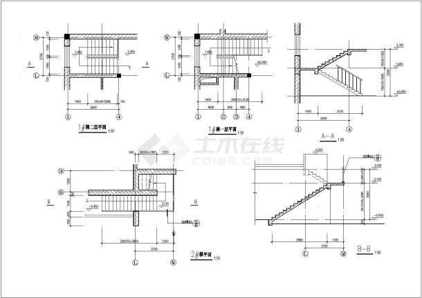 某地两层独立豪华别墅D型建筑施工图纸-图一