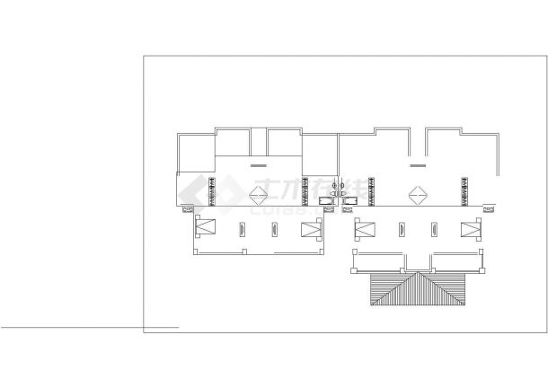 某地小型简单的五层花园洋房别墅建筑方案图-图二