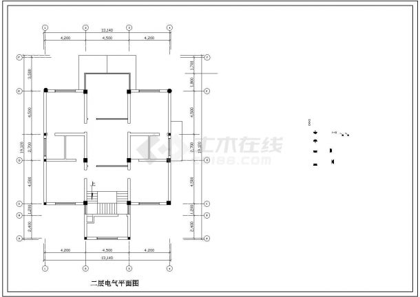 某地大型别墅建筑电气施工图纸（全套）-图二