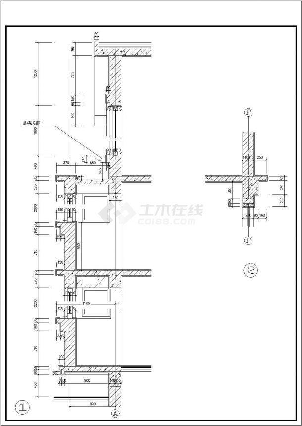 某市完整豪华欧式别墅建筑施工图（全套）-图一