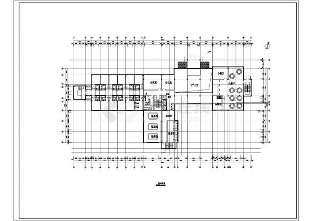某区温泉度假别墅建筑施工图纸（共11张）-图二
