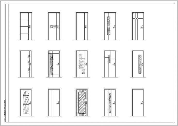 某市阳光别墅建筑方案设计图（共9张）_图1
