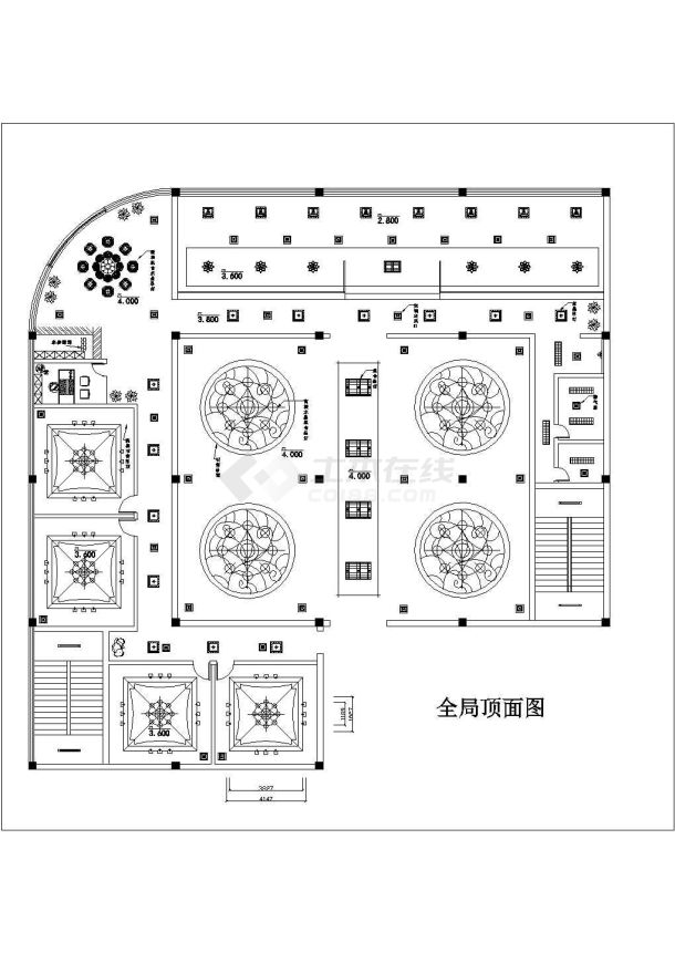 某地小型餐饮空间装修图（共2张）-图二