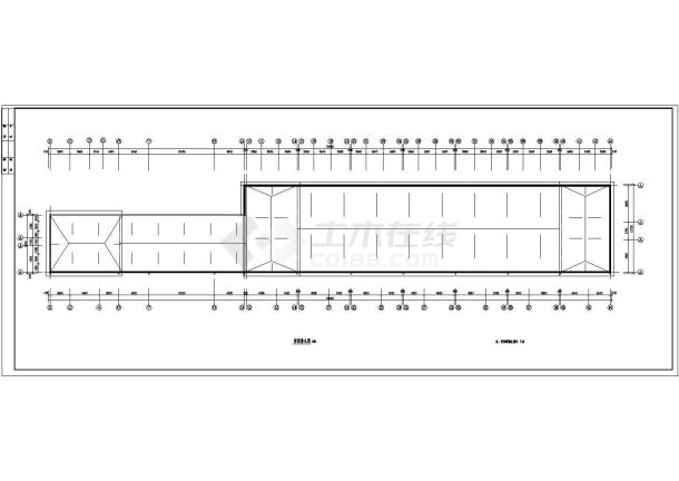 某地小型住宅小区建筑cad施工图纸-图二