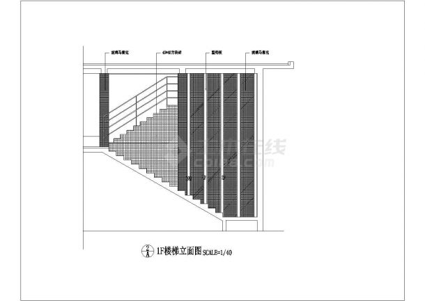 某地大型美容学院装潢施工图（共17张）-图二