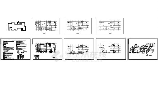 [山东]多层高层商业建筑采暖通风排烟系统设计施工图（含幼儿园设计 车库设计）-图一