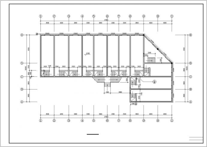 某地大型6层砖混住宅建筑施工图（共13张）_图1