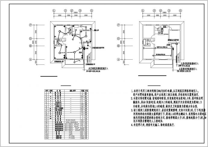 某地小型5层砖混住宅建筑施工图（标注详细）_图1