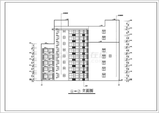 某医院8层门诊综合楼建筑设计方案图-图二