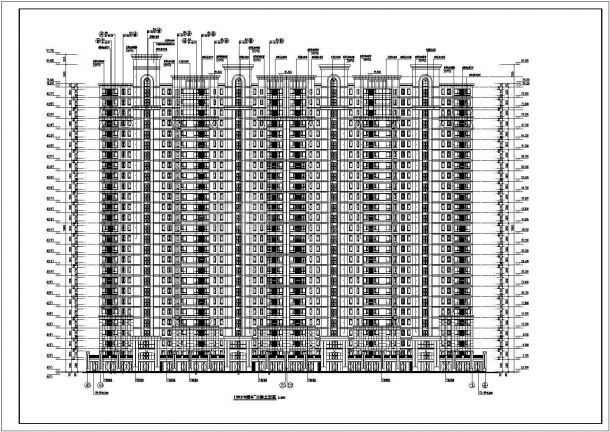 某地27层剪力墙结构住宅楼建筑设计施工图纸-图二