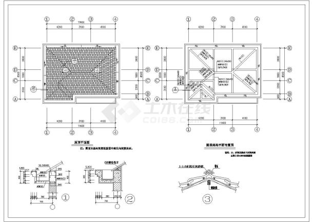 某地两层砖混结构农村别墅建筑、结构设计施工图纸-图二